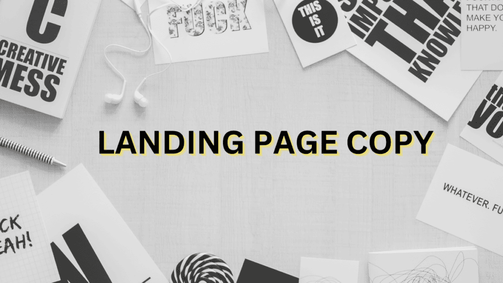 landing page copy